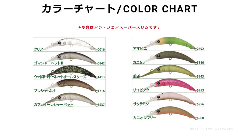 ギャラリービューアに画像をロードする, ラッキークラフト アンフェア33F / Lucky Craft Un-Fair33F