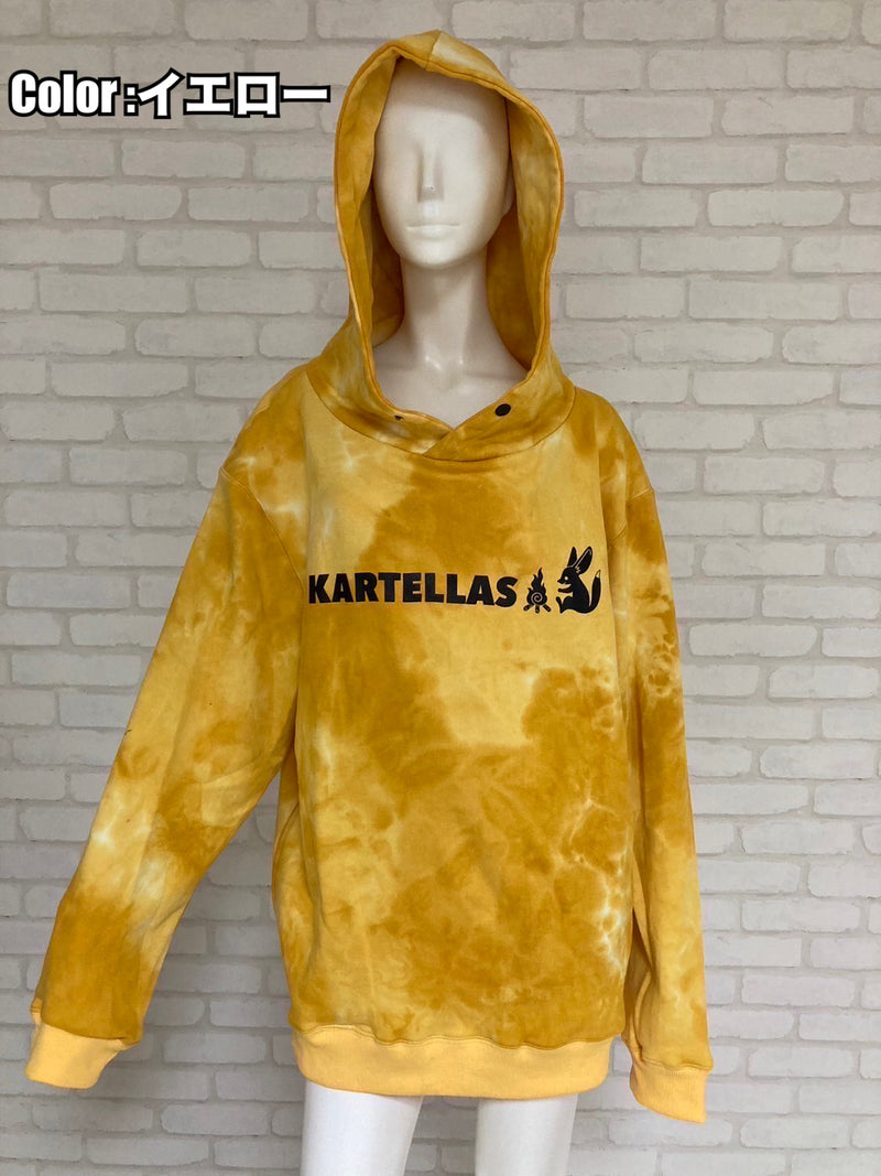 Load image into Gallery viewer, カルテラス パーカー タイダイ柄 / KARTELLAS hooded sweatshirt tie-dye pattern