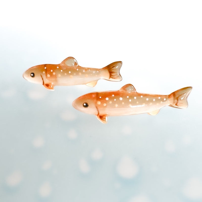 ギャラリービューアに画像をロードする, mokomomo × Fish Hook コラボ イワナミニオブジェ / mokomomo × Fish Hook collaboration