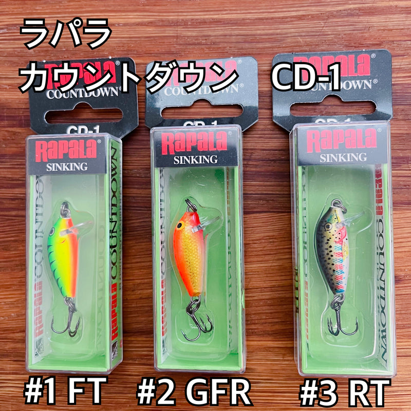 ギャラリービューアに画像をロードする, ラパラ(Rapala) カウントダウン(COUNT DOWN) CD-1
