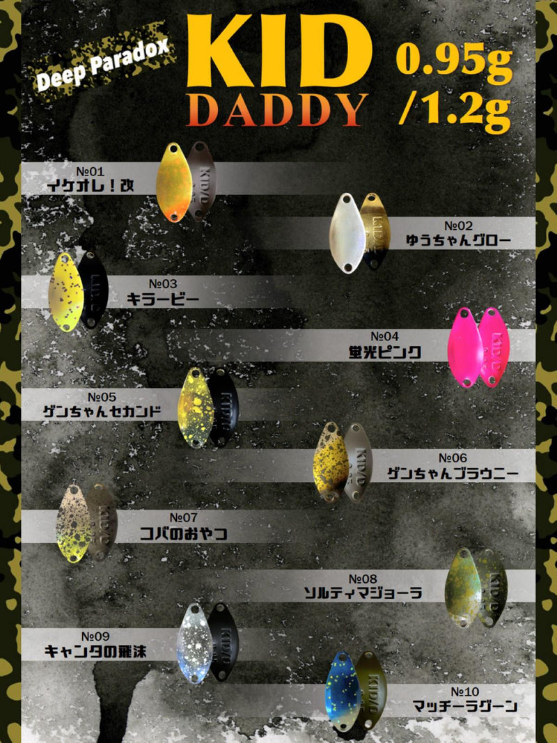 ギャラリービューアに画像をロードする, ディープパラドックス キッド ダディ 0.95g & 1.2g / Deep Paradox KID - DADDY - 0.95g & 1.2g