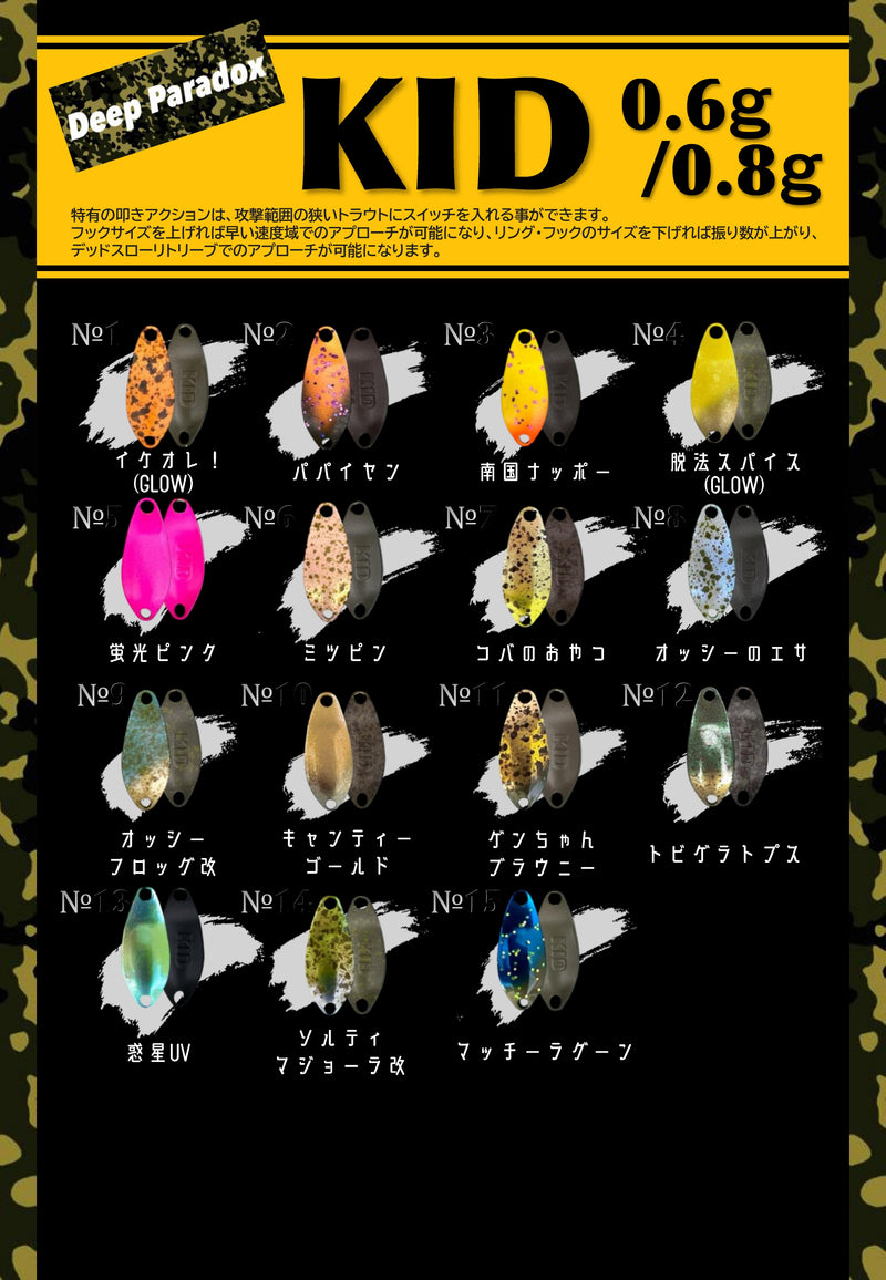 ギャラリービューアに画像をロードする, ディープパラドックス キッド 0.6g & 0.8g / Deep Paradox KID 0.6g & 0.8g