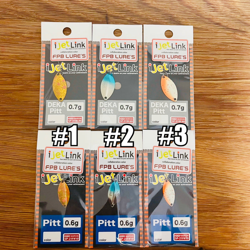 ギャラリービューアに画像をロードする, アイジェットリンク ピット0.6g / デカピット0.7g【FPB LURE'S 23~24限定カラー】