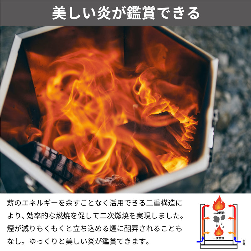 Load image into Gallery viewer, THE IRON FIELD GEAR Hexawood Stove