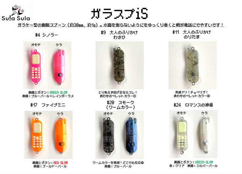 Load image into Gallery viewer, Sula Sula ガラスプiS / Sula Sula Galapagos Cell Phone Spoon iS