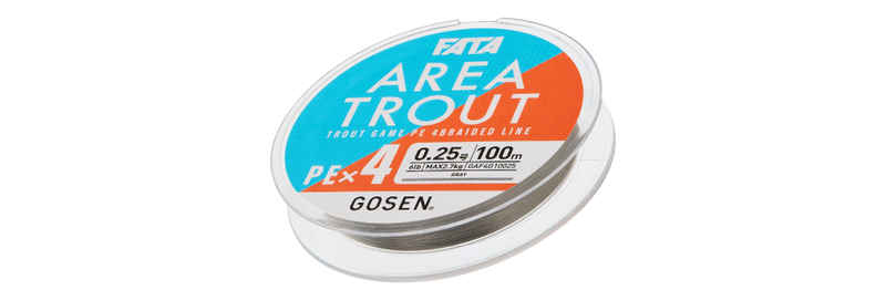 Load image into Gallery viewer, ゴーセン FATA エリアトラウト PE×4 / FATA AREA TROUT TROUT GAME PE 4BRAIDED LINE