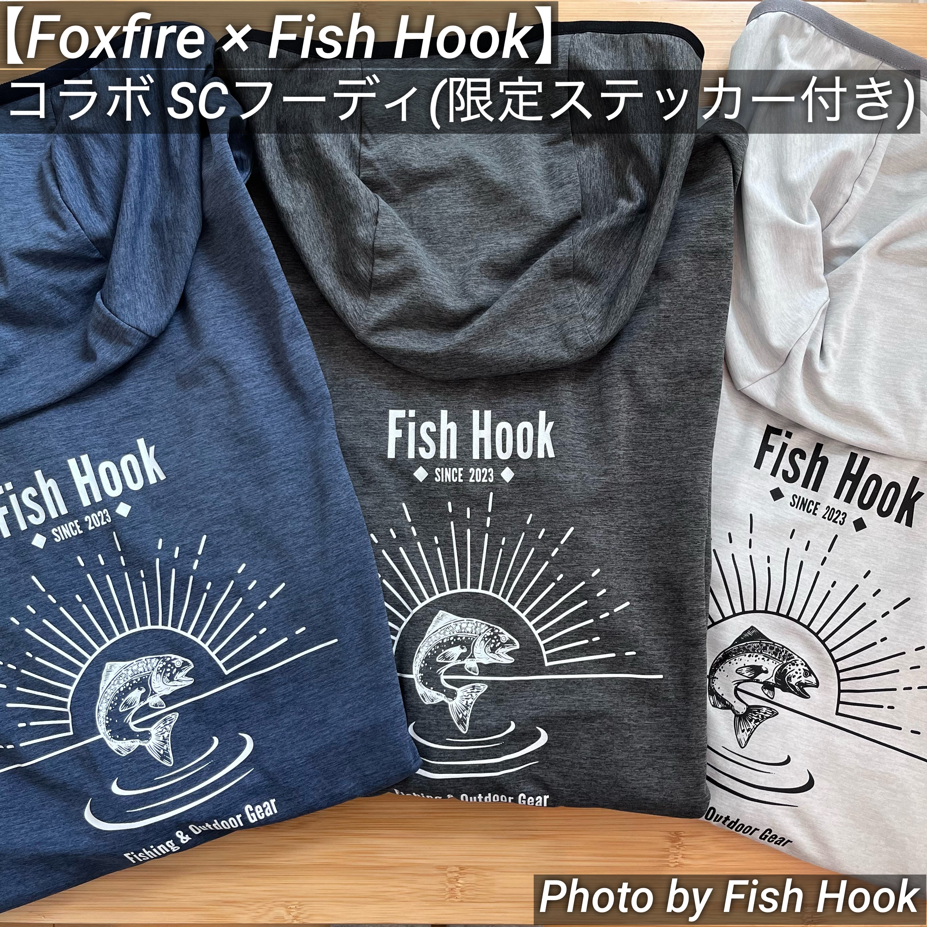 Foxfire SCフーディ スコーロン UVカット　XLサイズ　チャコール Foxfire - SCフーディ（パーカー）（スコーロン）(Men's)/チャコール