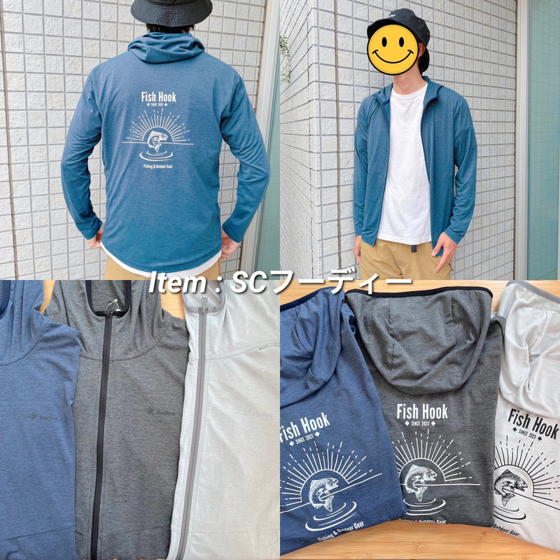 Load image into Gallery viewer, 【Foxfire×Fish Hook】 コラボ SC フーディー (限定ステッカー付き) /【Foxfire×Fish Hook】SC Hoody(limited sticker)