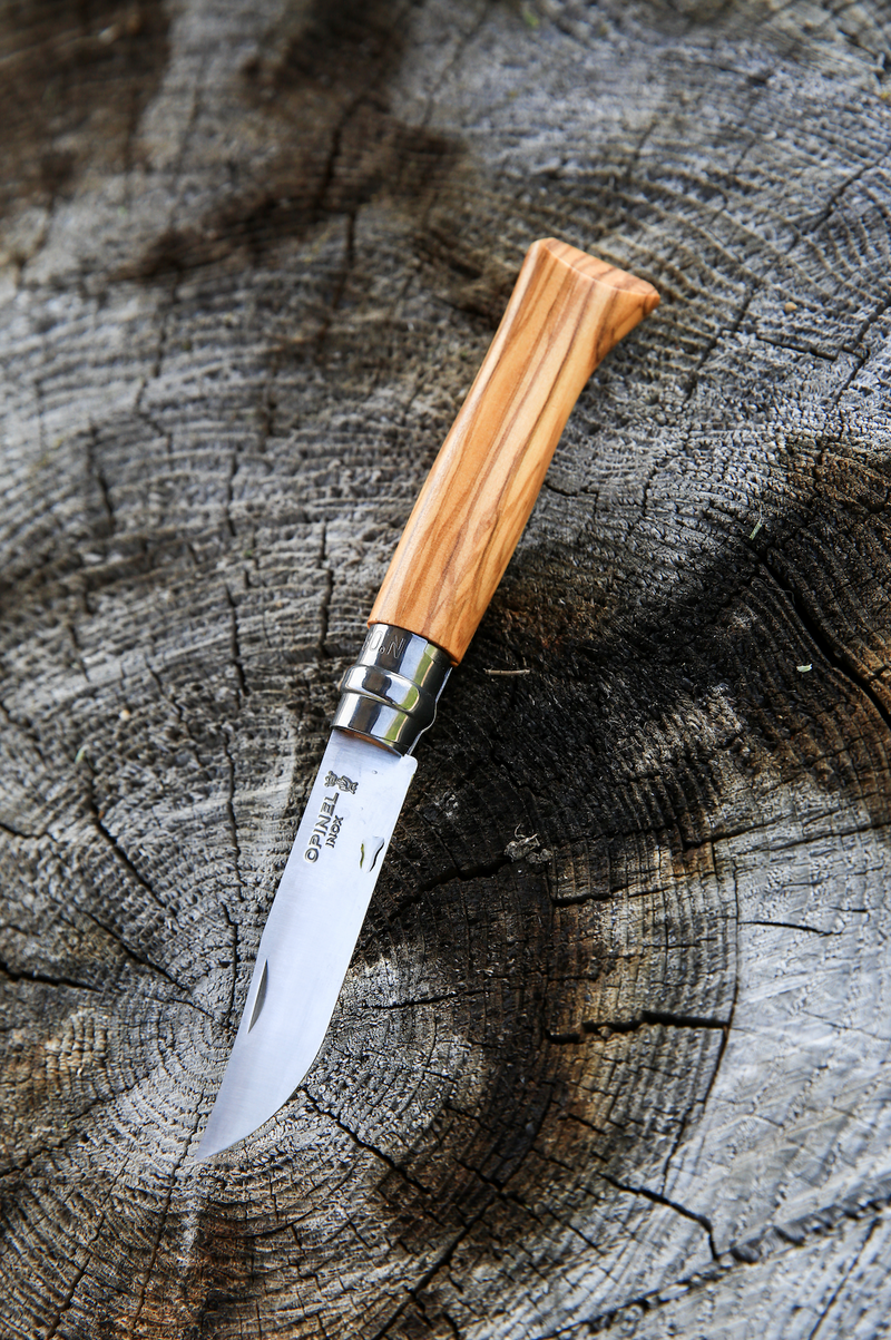 ギャラリービューアに画像をロードする, OPINEL ステンレススチールナイフ #8 ラグジュアリーウッドシリーズ
