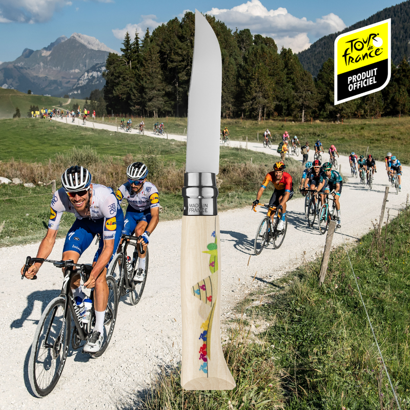 ギャラリービューアに画像をロードする, 【限定】OPINEL ステンレススチールナイフ #8 ツールドフランス sublimated2021 (折りたたみナイフ)