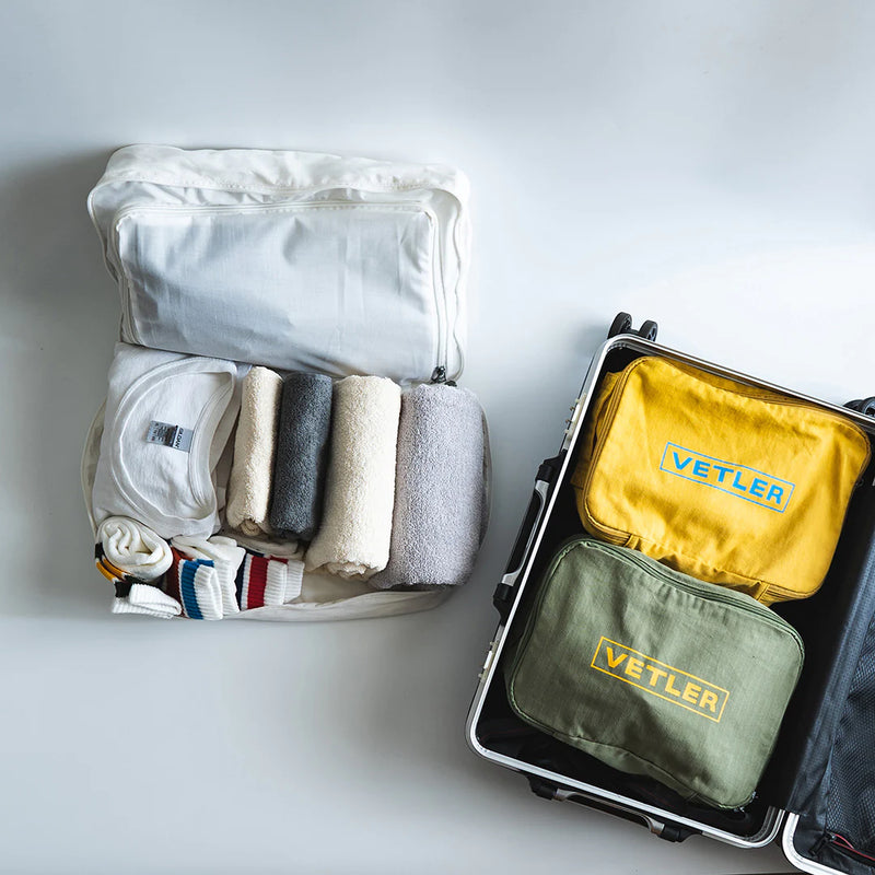 Load image into Gallery viewer, VETLER HERRINGBONE POUCH M size