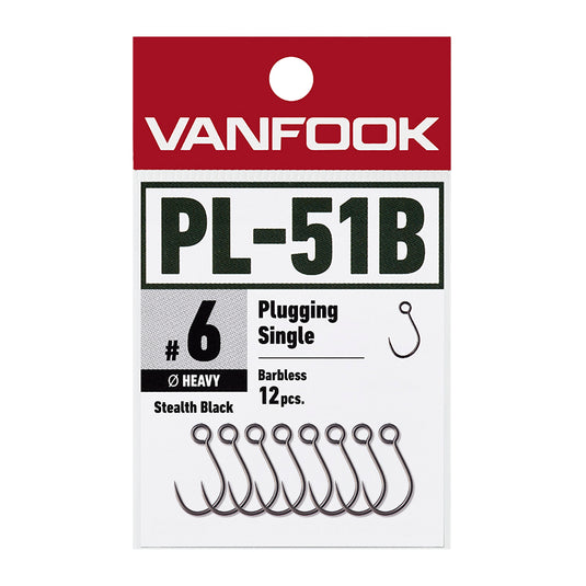 ヴァンフック  PL-51B プラッギングシングル ヘビーワイヤー バーブレス/ VANFOOK PL-51B Plugging single heavy wire barbless