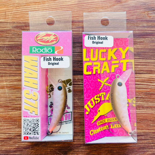 【Fish Hook オリジナルカラー】ラッキークラフト ワウ37F ワウ40F リバースサクラミソ /【Fish Hook Original Color】Lucky Craft WAH37F  WAH40F
