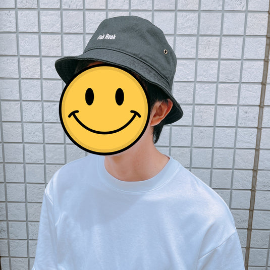 Fish Hook オリジナル バケットハット(限定ステッカー付き)