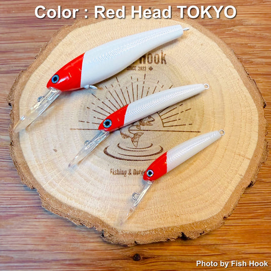 【別注】HMKL×Fish Hook｜シャッド65SR AREA Ver.・ザッガー50F1・38F1｜Red Head TOKYO