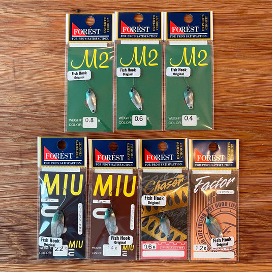 【別注】フォレスト×Fish Hook｜イルファースト＆ドープ・ミラージュ｜M2・ファクター・Chaser・MIU