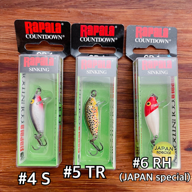 Truite Leurres Rapala CountDown Single Hook - Nouveau 2022