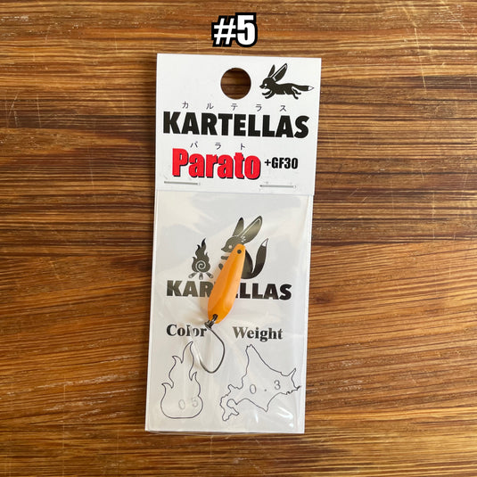 【トレジャーハント🏃💨】カルテラス  パラト +GF30 0.3g / KARTELLAS Parato +GF30 0.3g