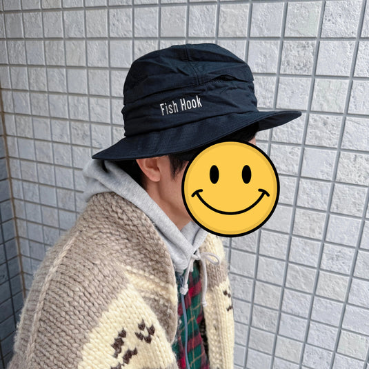 【Foxfire × Fish Hook 】アウトドアハット (限定ステッカー付き) /【Foxfire × Fish Hook 】Outdoor Hat (limited sticker)