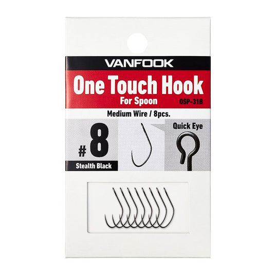 ヴァンフック OSP-31B/R ワンタッチフックスプーン ブラック / VANFOOK OSP-31B/R One Touch Hook For Spoon Black