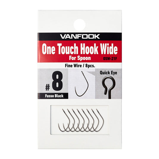 ヴァンフック OSW-21F ワンタッチフックスプーンワイド フッ素ブラック / VANFOOK OSW-21F One Touch Hook For Spoon  WIDE Black