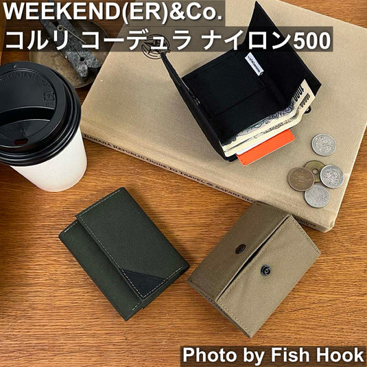WEEKEND(ER)＆Co.  coruri cordura Nylon 500 小型財布 /ウィークエンダー コルリ コーデュラ ナイロン500
