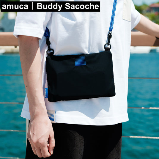 amuca｜Buddy Sacoche｜廃漁網アップサイクルナイロン サコッシュ