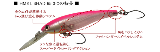 ハンクル シャッド 65 SR AREA Ver / HMKL SHAD 65 SR AREA ハンクル シャッド 65 SR AREA Ver / HMKL SHAD 65 SR AREA