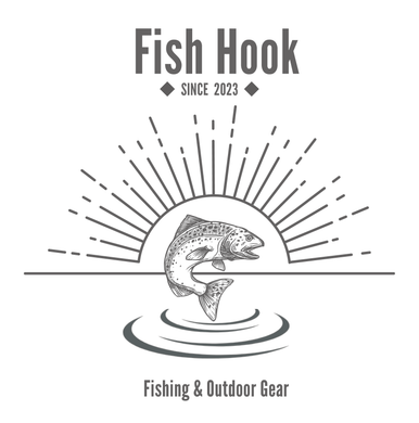 fish hook sticker