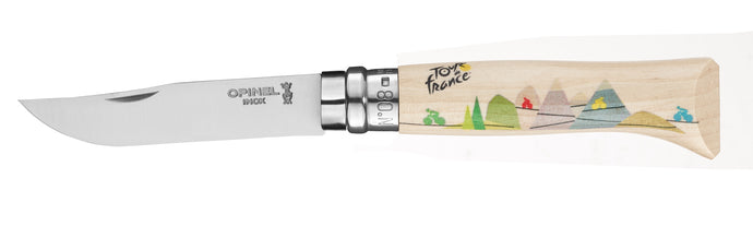 [Limited] OPINEL Stainless Steel Knife #8 Tour de France sublimated2021 (Folding Knife)