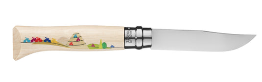 [Limited] OPINEL Stainless Steel Knife #8 Tour de France sublimated2021 (Folding Knife)