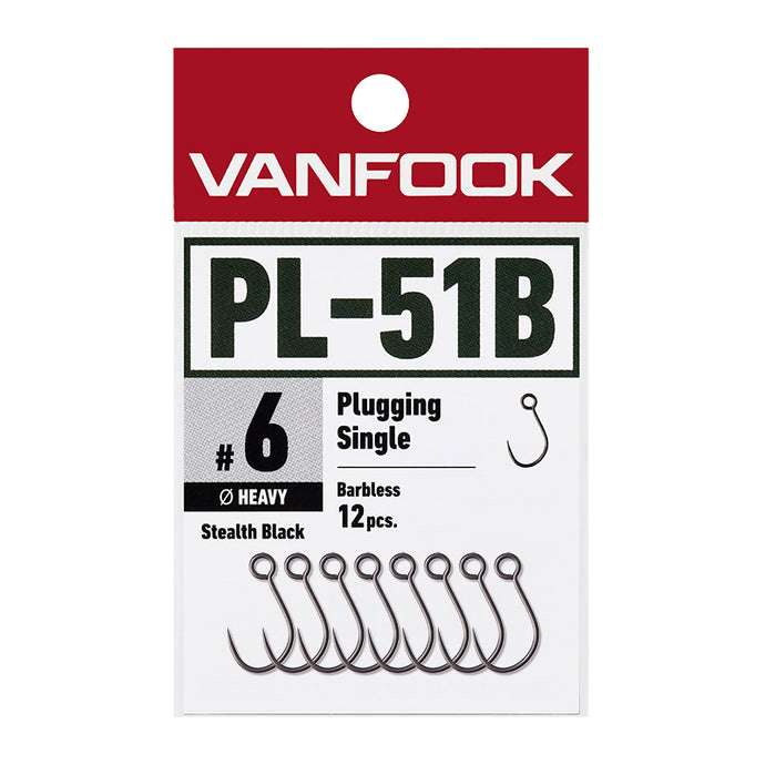 VANFOOK PL-51B Plugging Single Heavy Wire Barbless